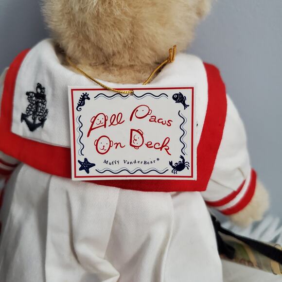 Vintage Muffy VanderBear All Paws On Deck Stuffed Toy - Picture 9 of 10